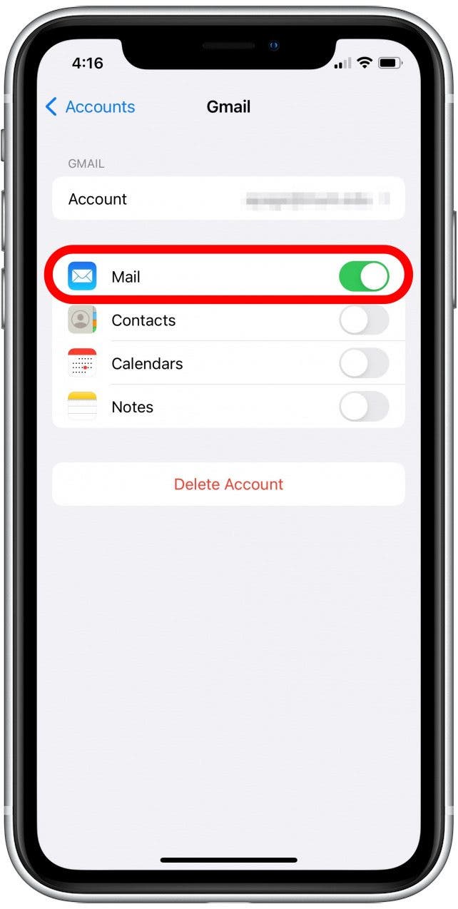 how to get my email back on new iphone
