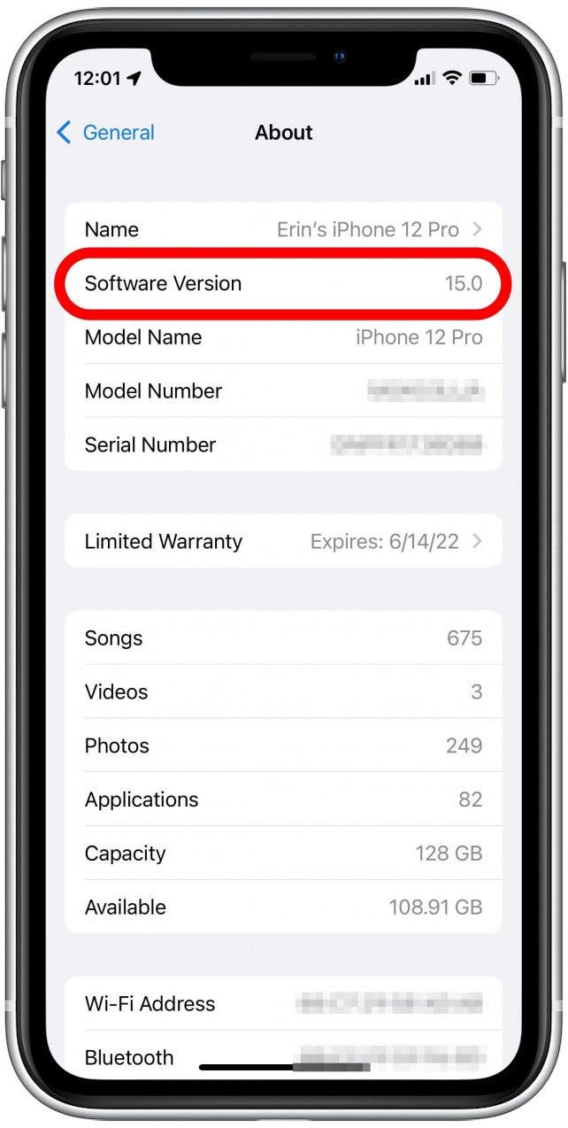 How To Check Which Ios Version You're Running On Your Iphone (Ios 15 Update)