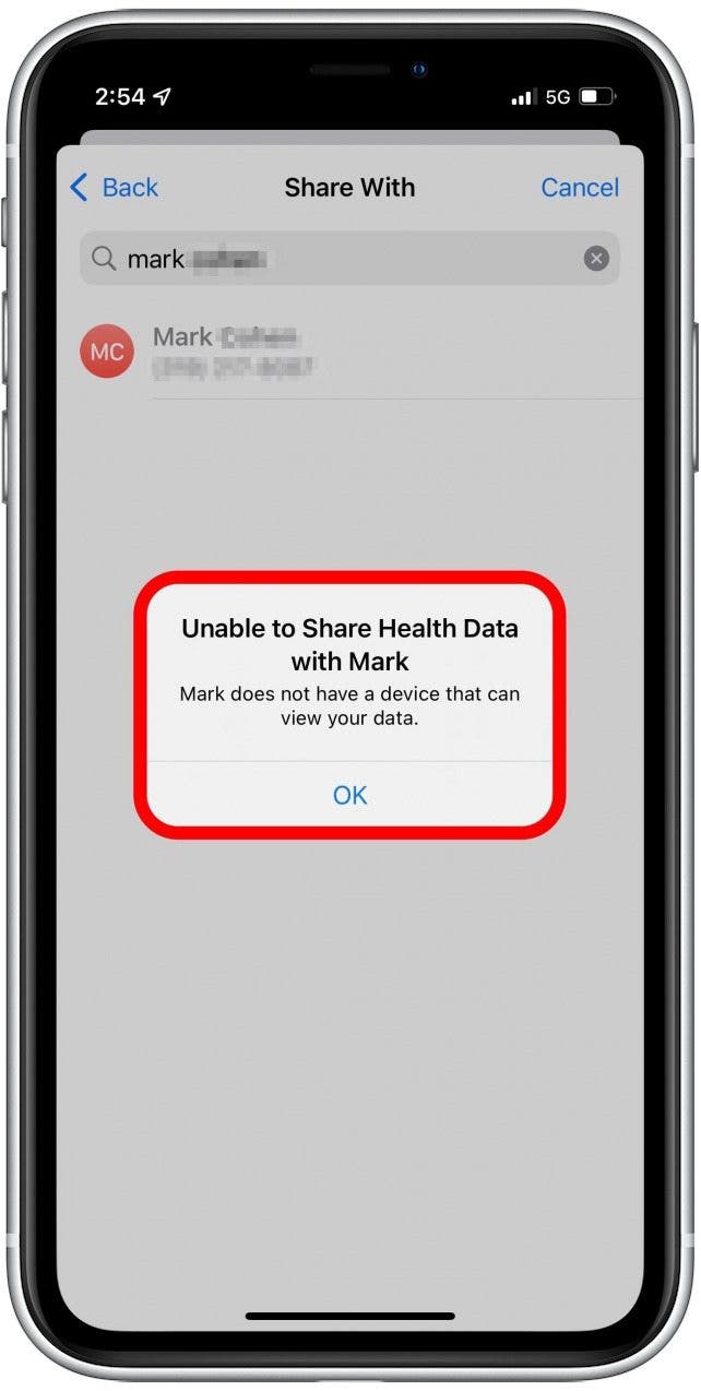 share data in Health on iPhone