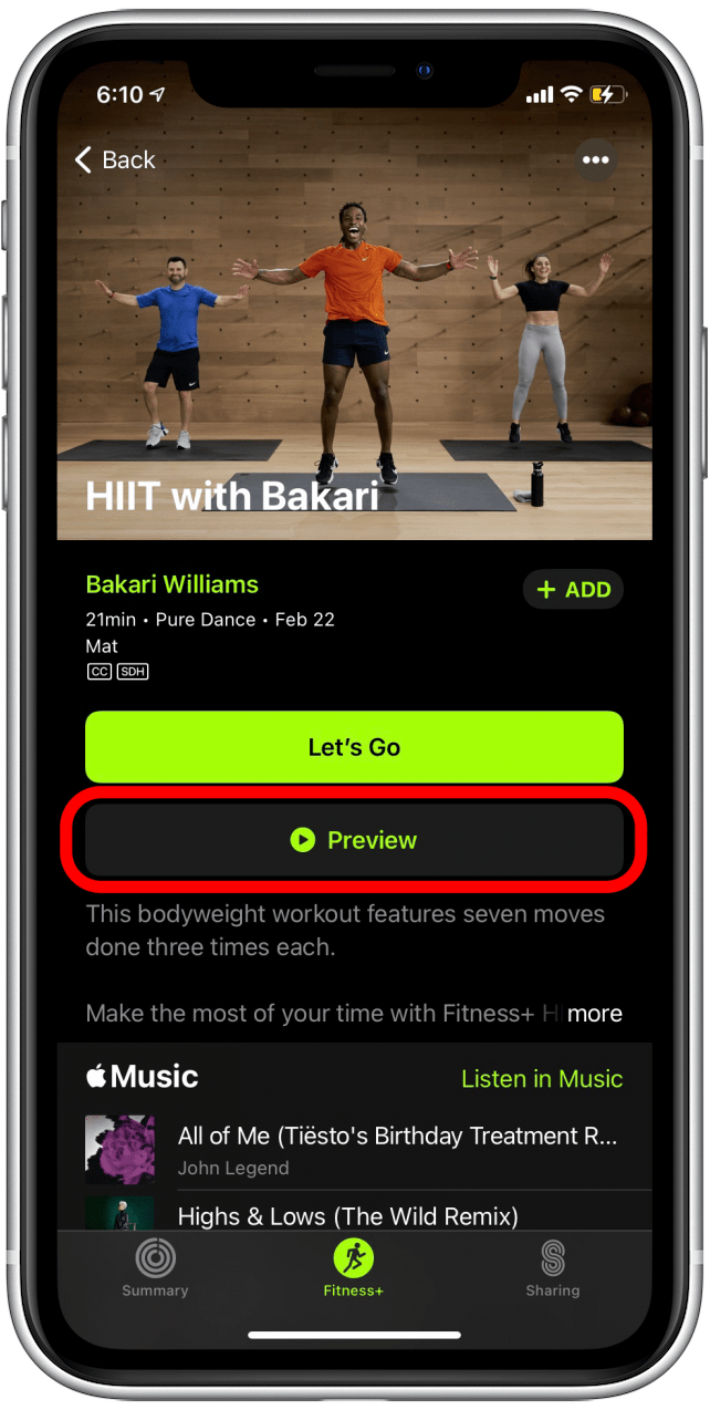 How to Start an Apple Fitness Plus Workout on an iPhone iPad Apple TV