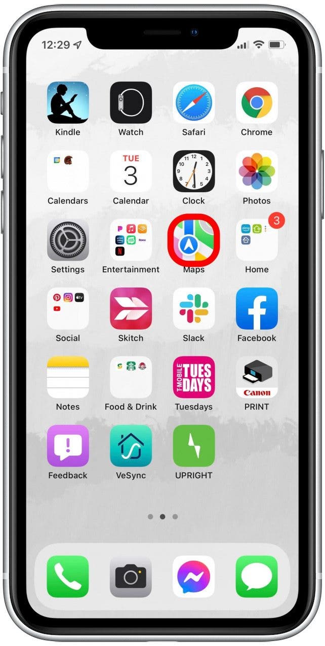 Parked Car on iPhone with Apple Maps 