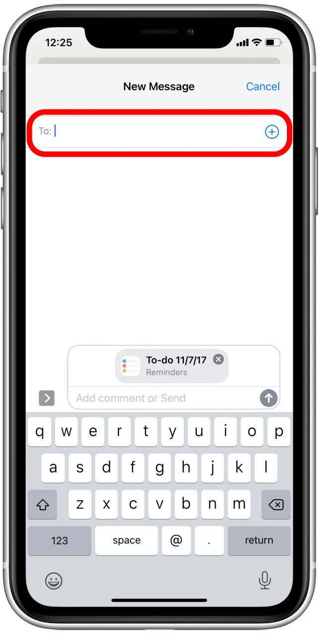 How To Share A List In Reminders On Your IPhone