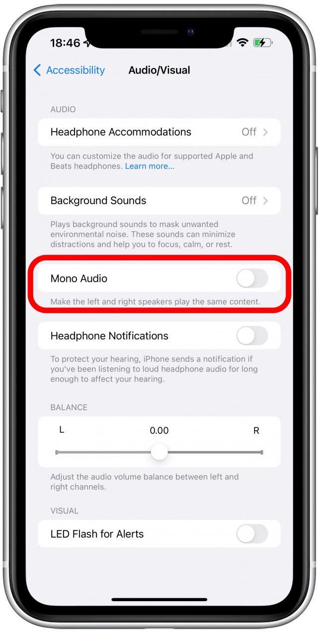 Toggle Mono Audio off if it is on - why is my right airpod not working