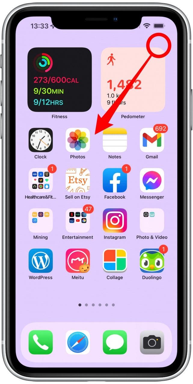how to turn on rotate screen, allow rotate iphone