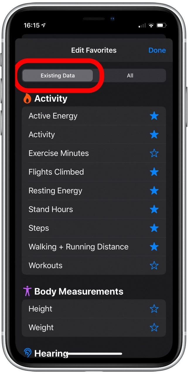 iphone health app