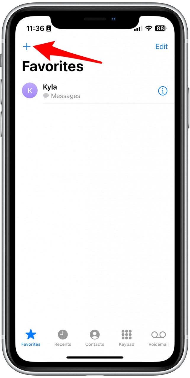 How to Add Favorites on iPhone