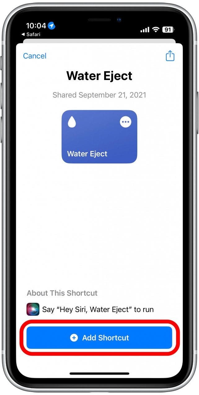 How to Use the Hidden Water Eject Shortcut on iPhone