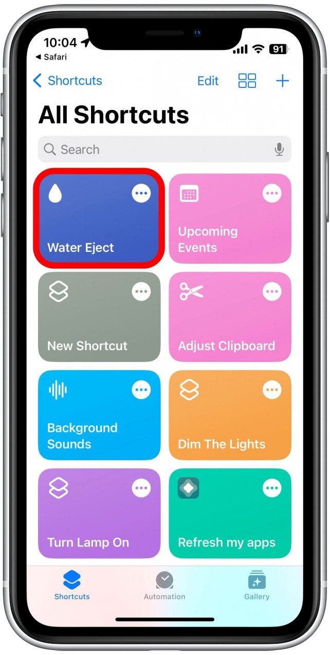 How to Use the Hidden Water Eject Shortcut on iPhone