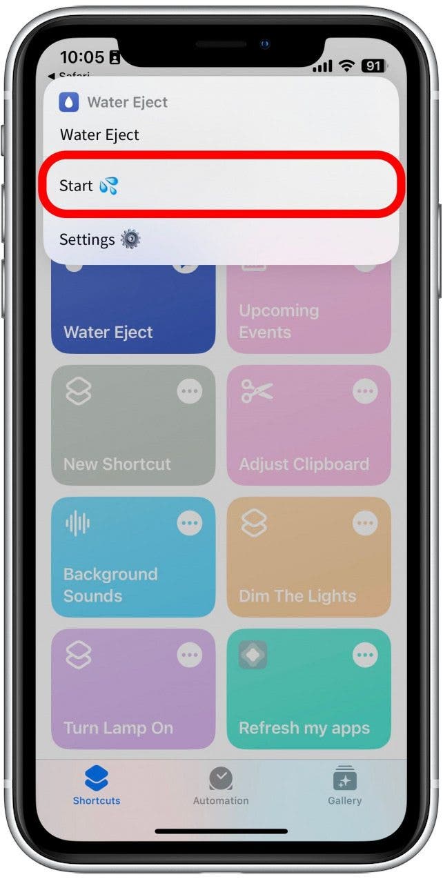 How to Use the Hidden Water Eject Shortcut on iPhone