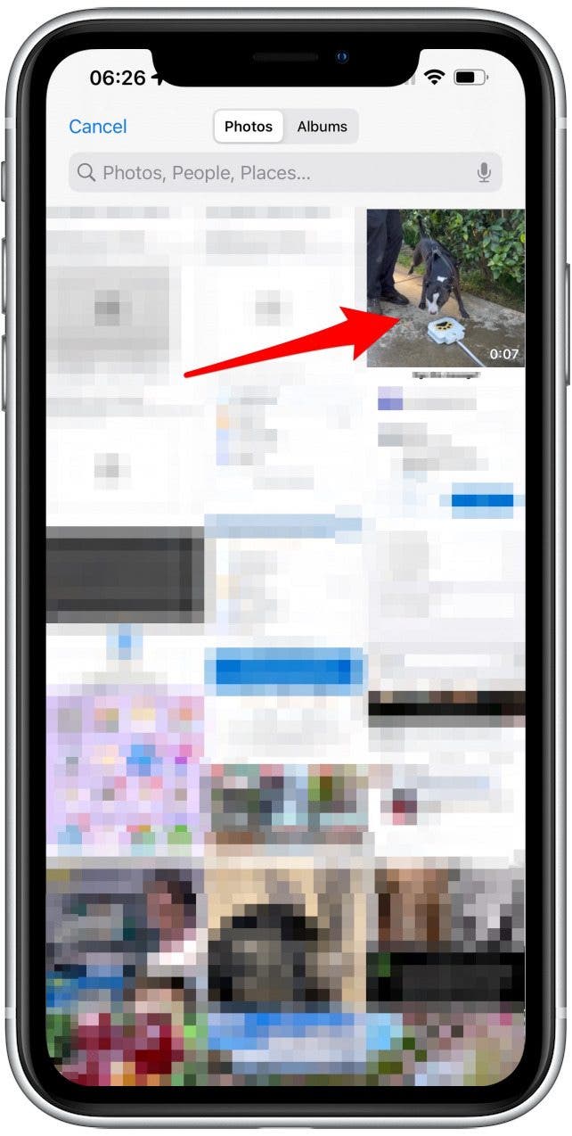 Select the file you wish to use.
