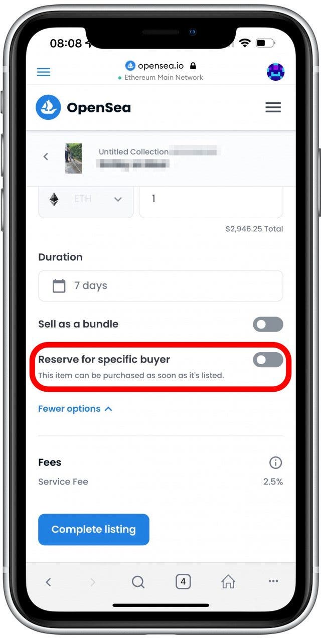 I'll leave this toggled off.