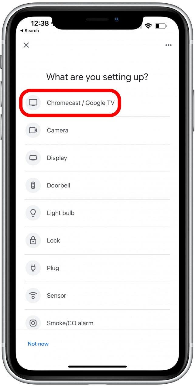 google chromecast setup for iphone