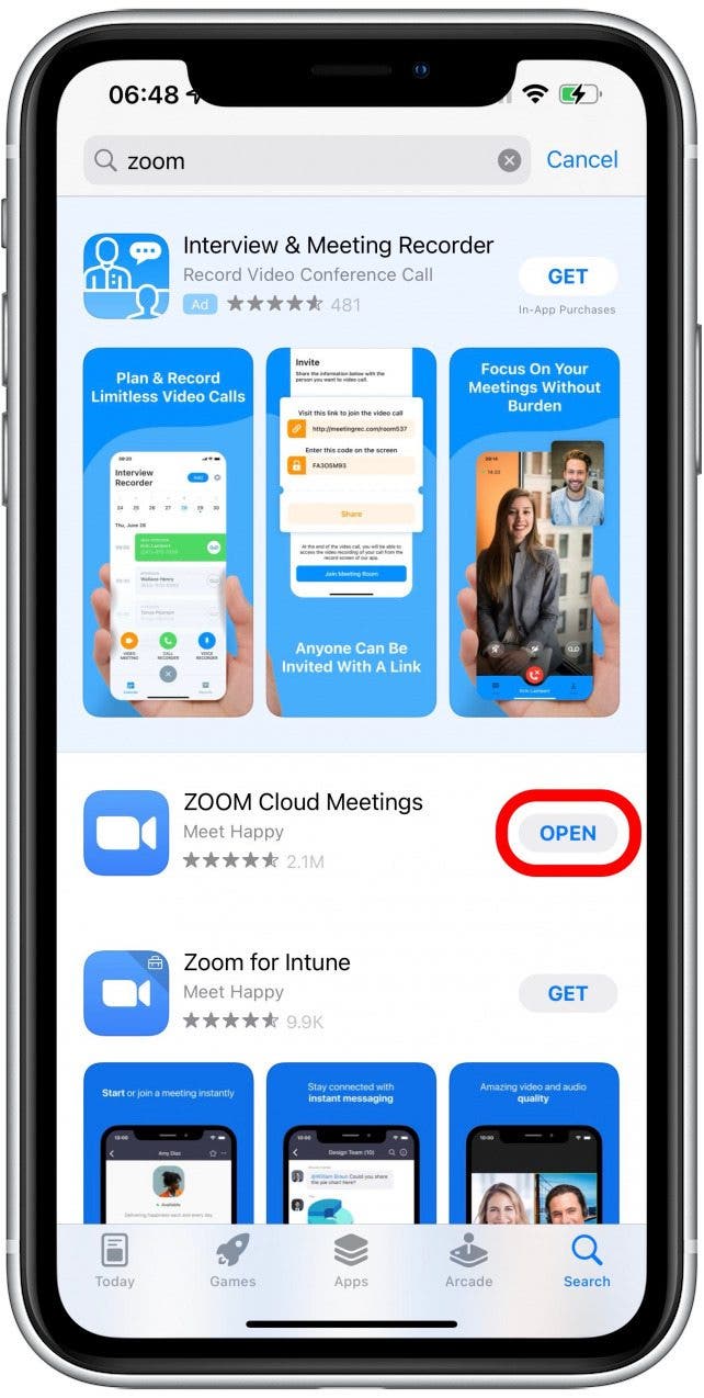 Open the Zoom app - zoom meeting share desktop