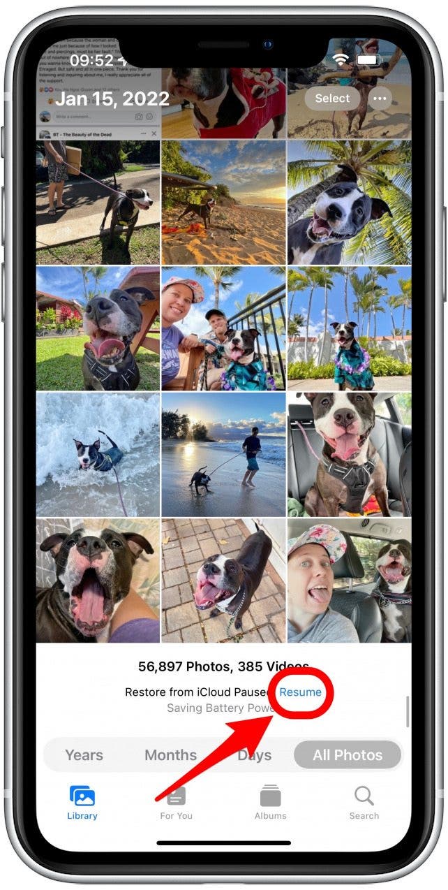 how to get icloud photos on new phone