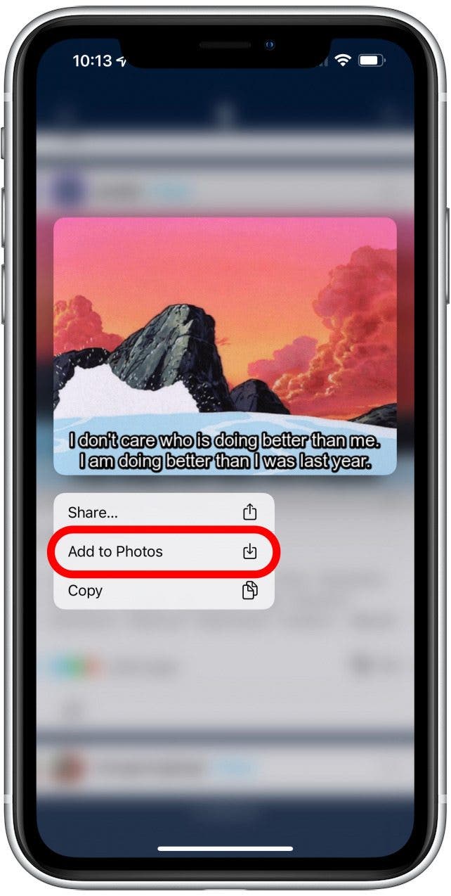 Tumblr - how to download gifs on iphone