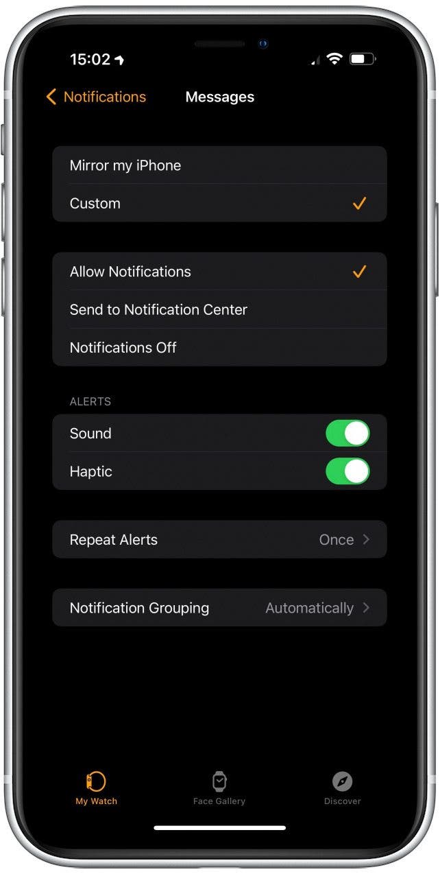 Fixed: Make Apple Watch Vibrate for Texts & Calls