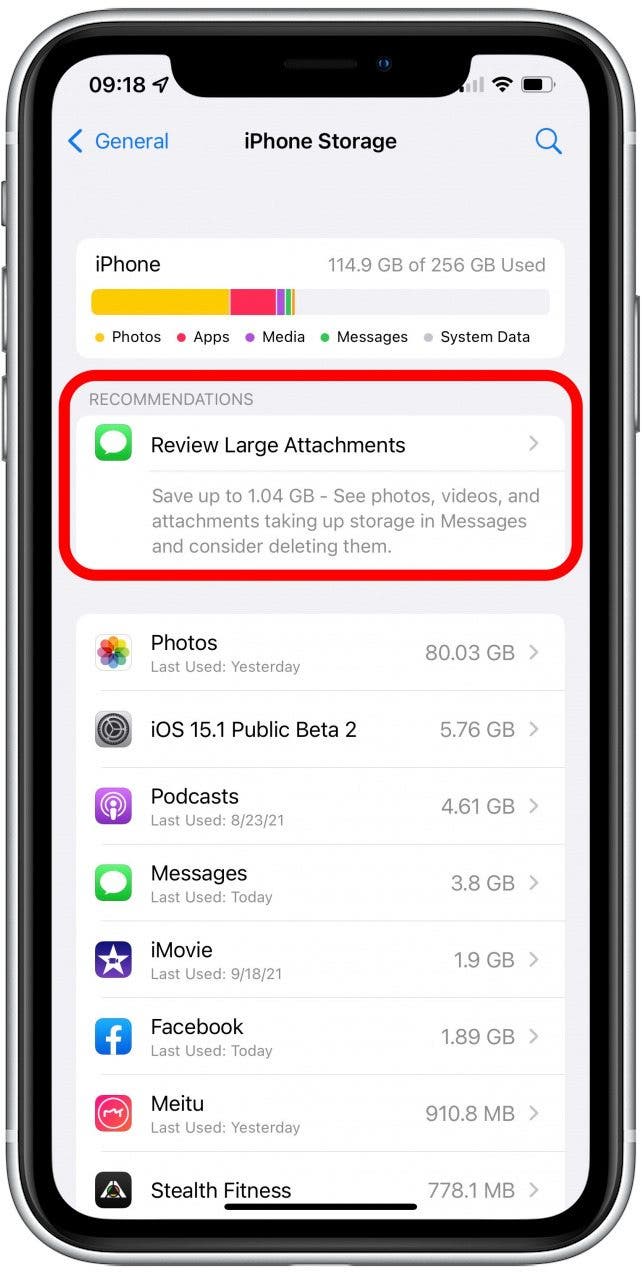 Fixed Notification Says iPhone Storage Almost Full When It's Not