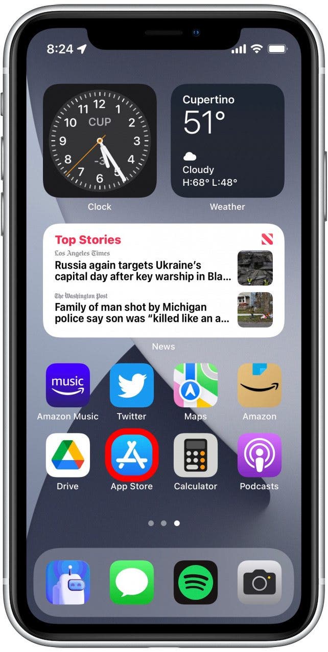 Open the App Store.