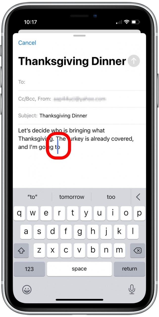 iPhone Cursor Trick: Edit Text the Easy Way