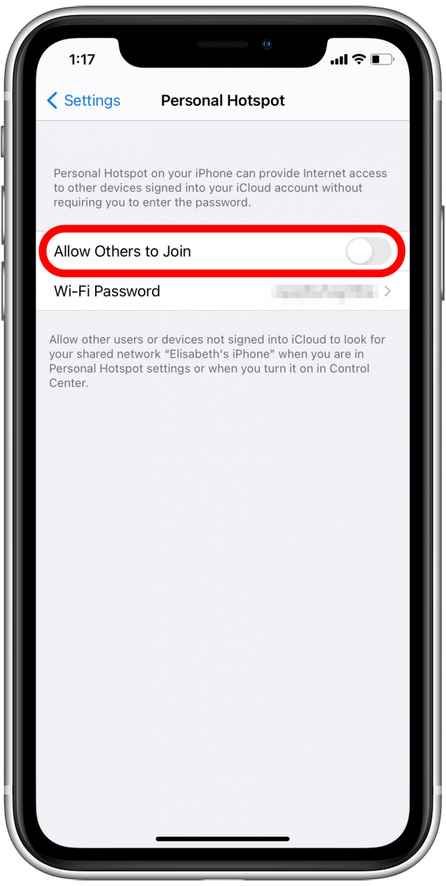 Allow Others to Join