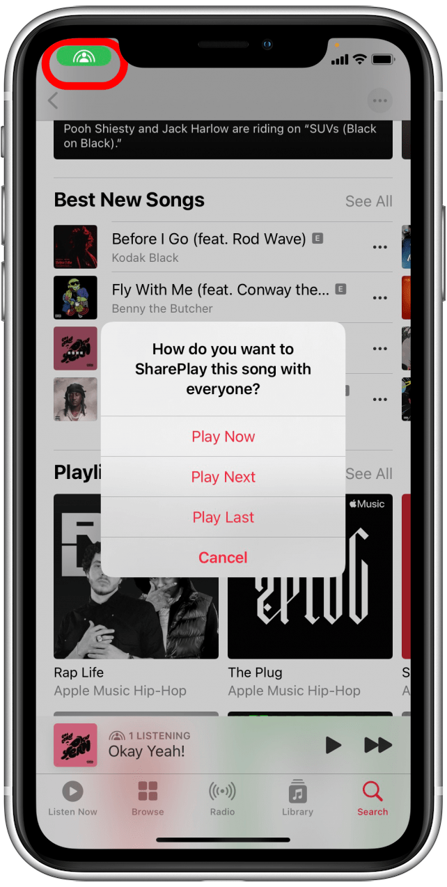 SharePlay symbol