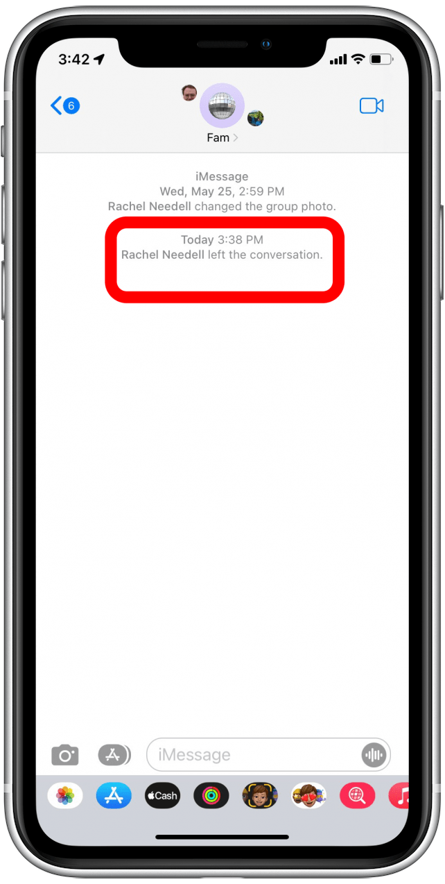 It also will alert every other member in the group that you have left the group chat. 