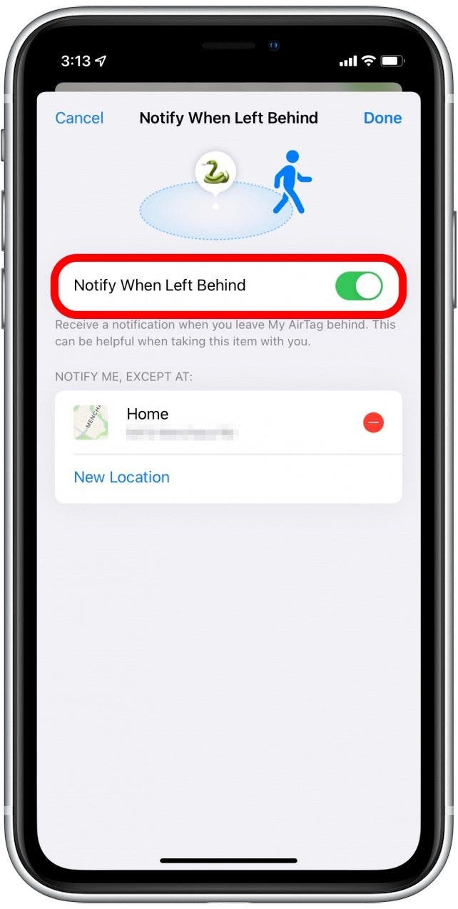 Get, Turn Off & Customize Left Behind Alerts for Your AirTag
