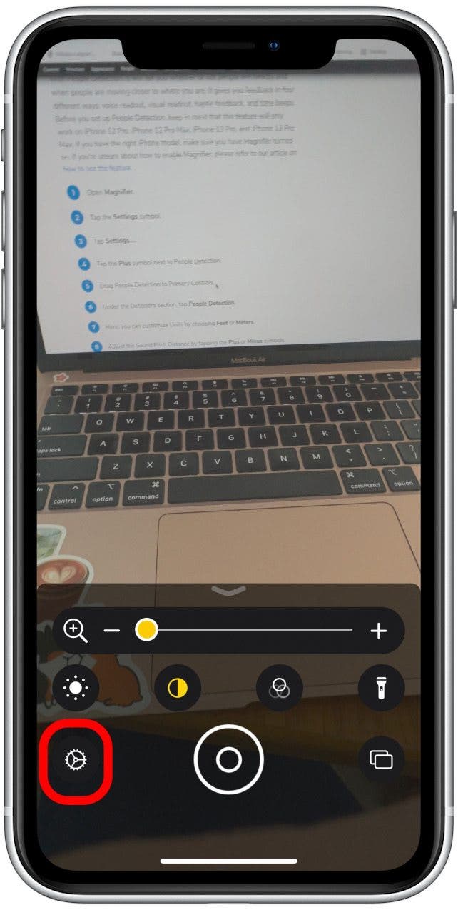 How to Use Detection Mode in Magnifier on iPhone (iOS 16)