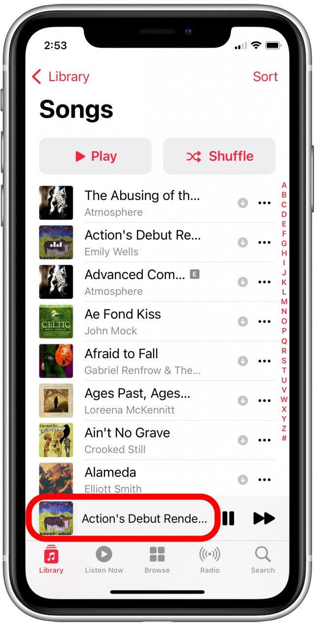 How to Queue Up a Song to Play Next in the iPhone Music App