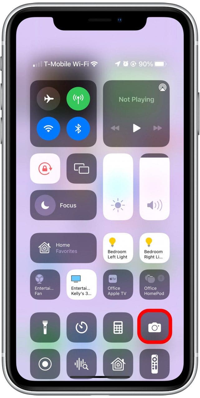 Tap Camera app