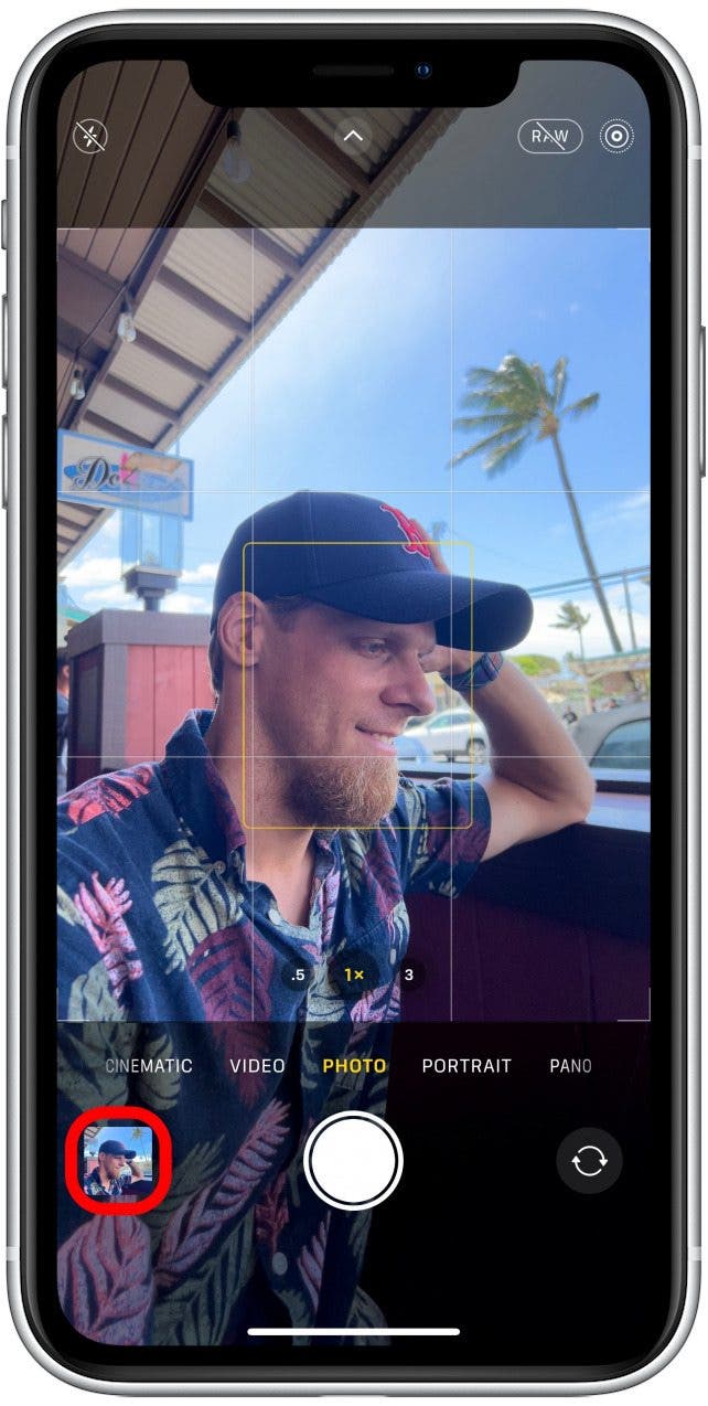 you’ll also be able to tap the thumbnail to view them
