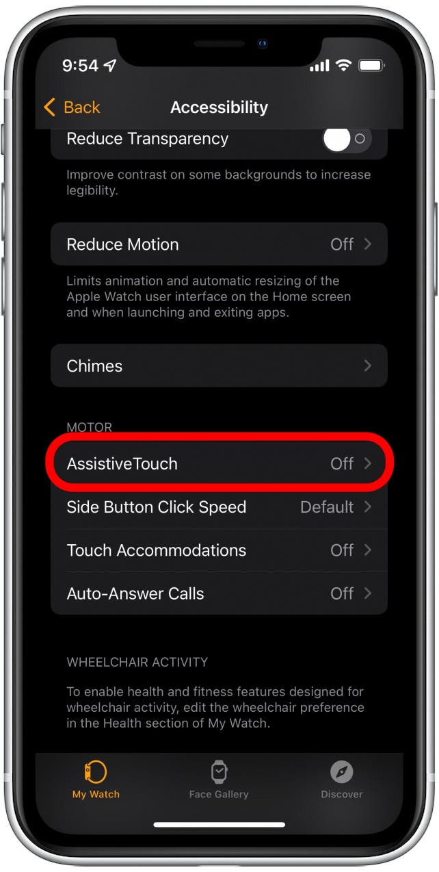 Tap AssistiveTouch.