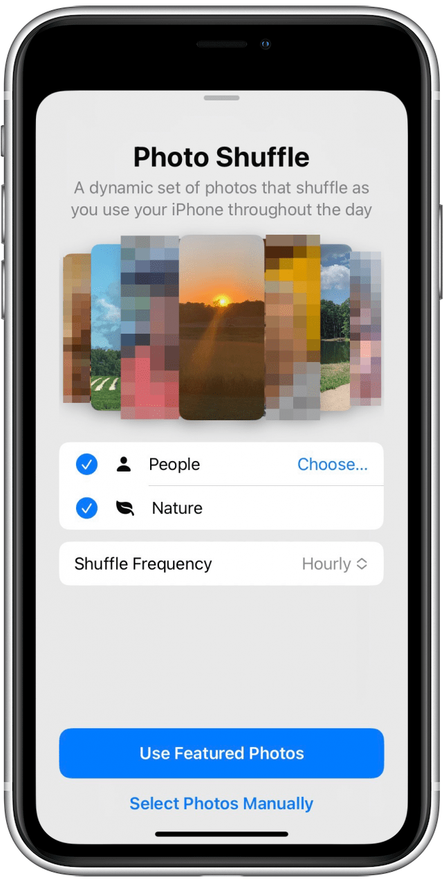 How to Shuffle Lock Screen Pictures on iPhone