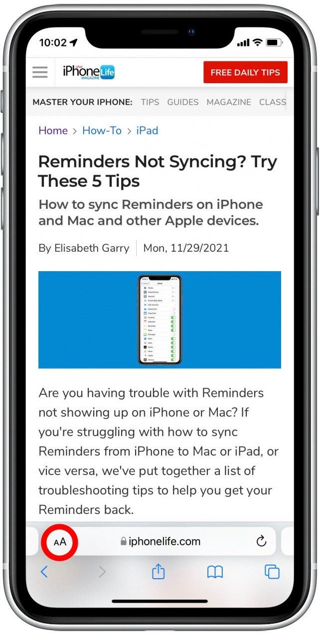 How to print without ads from a safari webpage