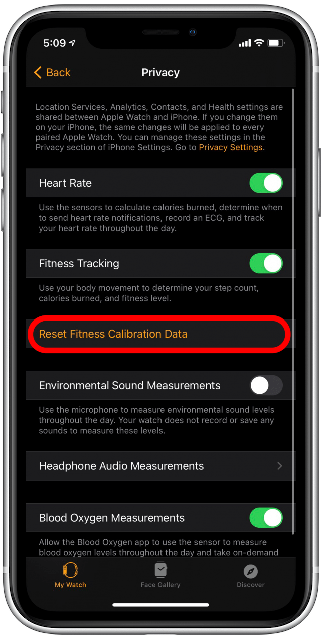 How to reset apple fitness app on sale