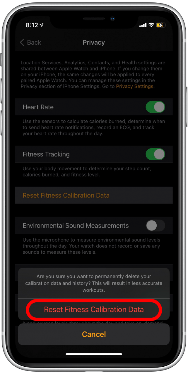 apple watch 4 not tracking exercise