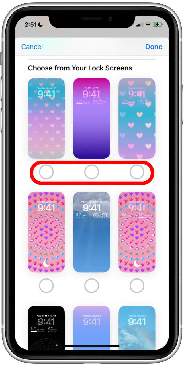 How to Set Lock Screen to Display a Focus (iOS 16)