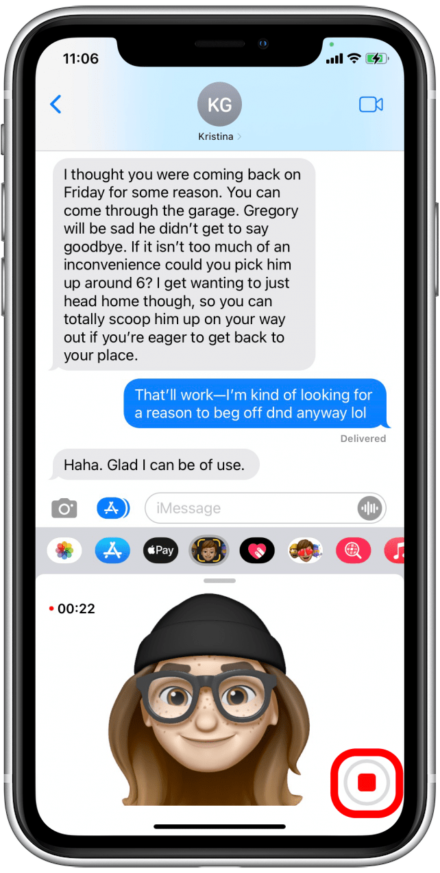 How to Record & Send an Animated Memoji (2023)