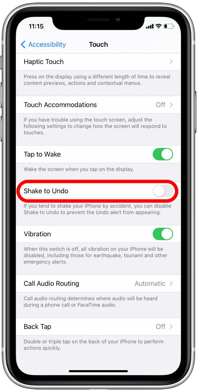 How To Disable The Shake To Undo Feature In Ios 9