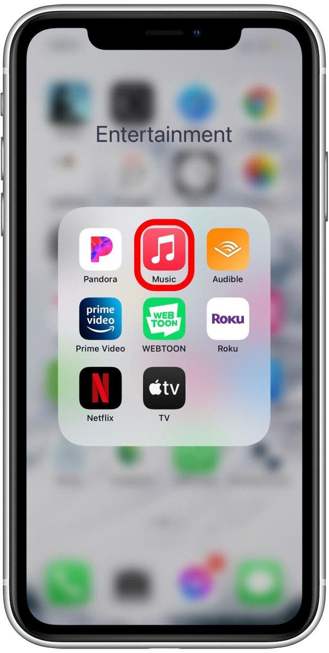 Open Music app