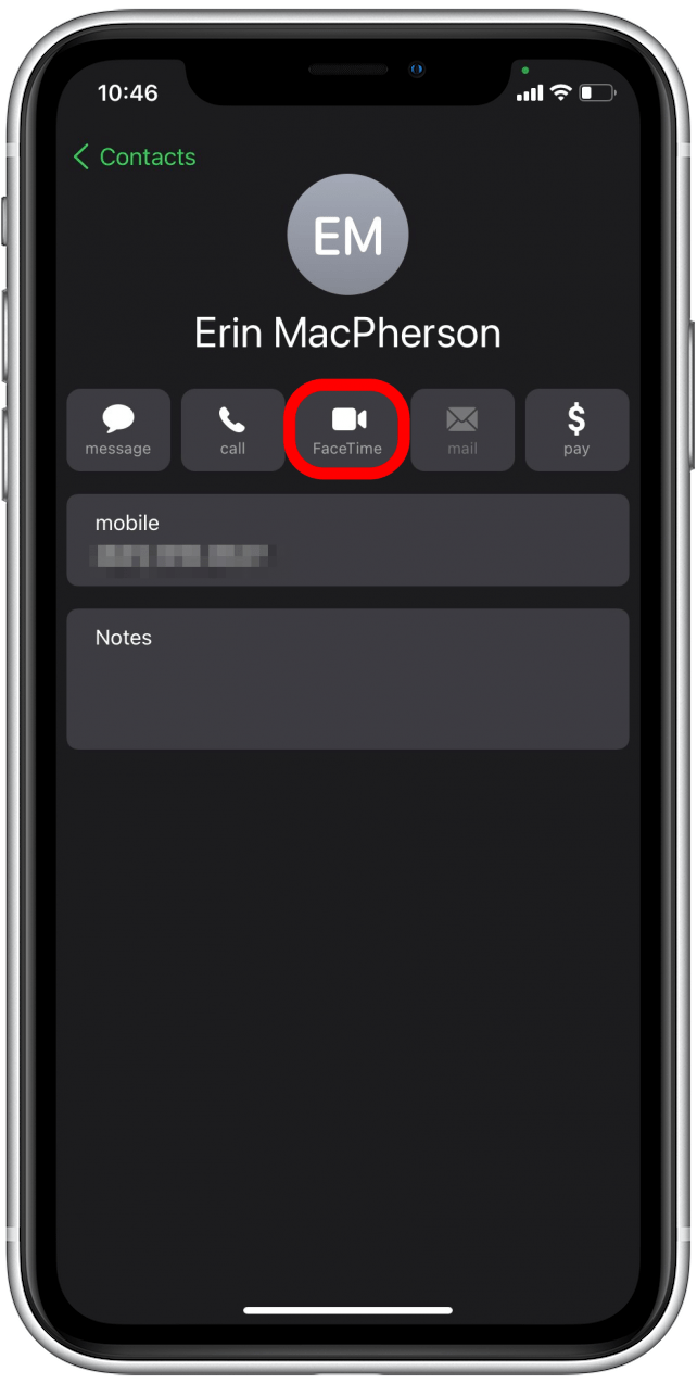 How to Screen Share on iPhone via FaceTime