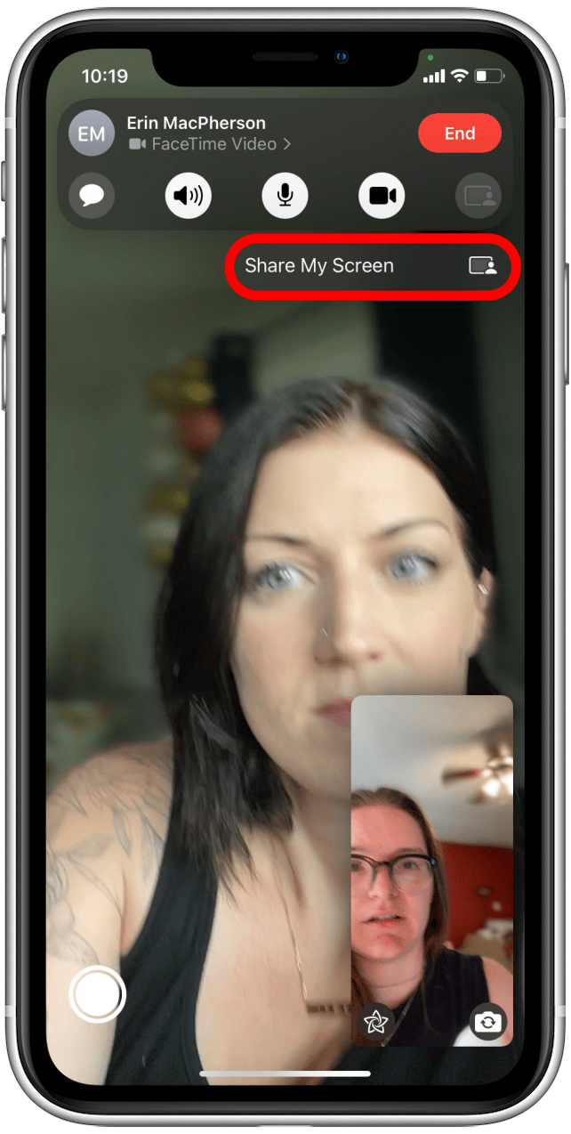 can you screen share using facetime on mac