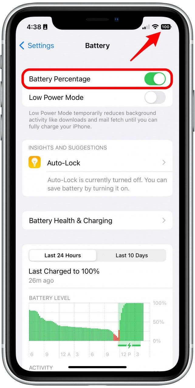 How to Turn On Battery Percentage