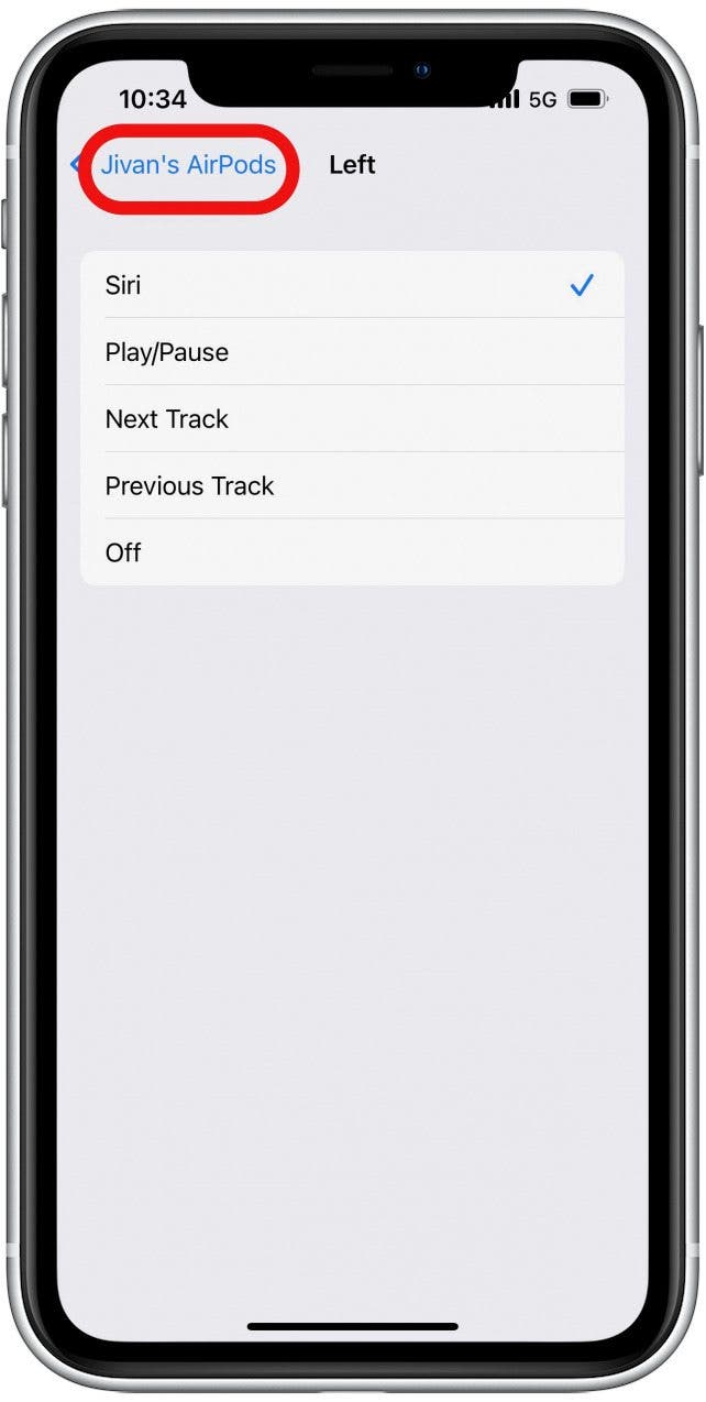 Skip songs with Airpods step 8- Exit Screen