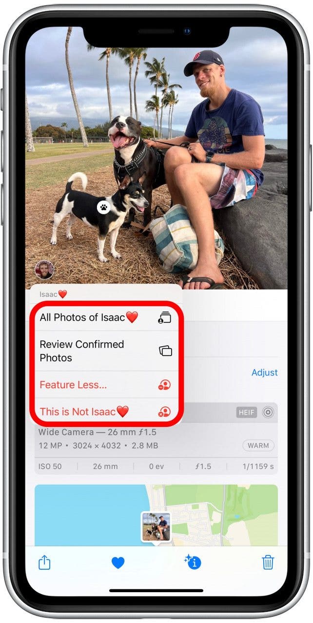 If you want to "erase people from photos" by using the People album to hide these people