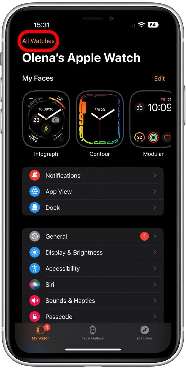 Disconnect apple watch from old phone deals