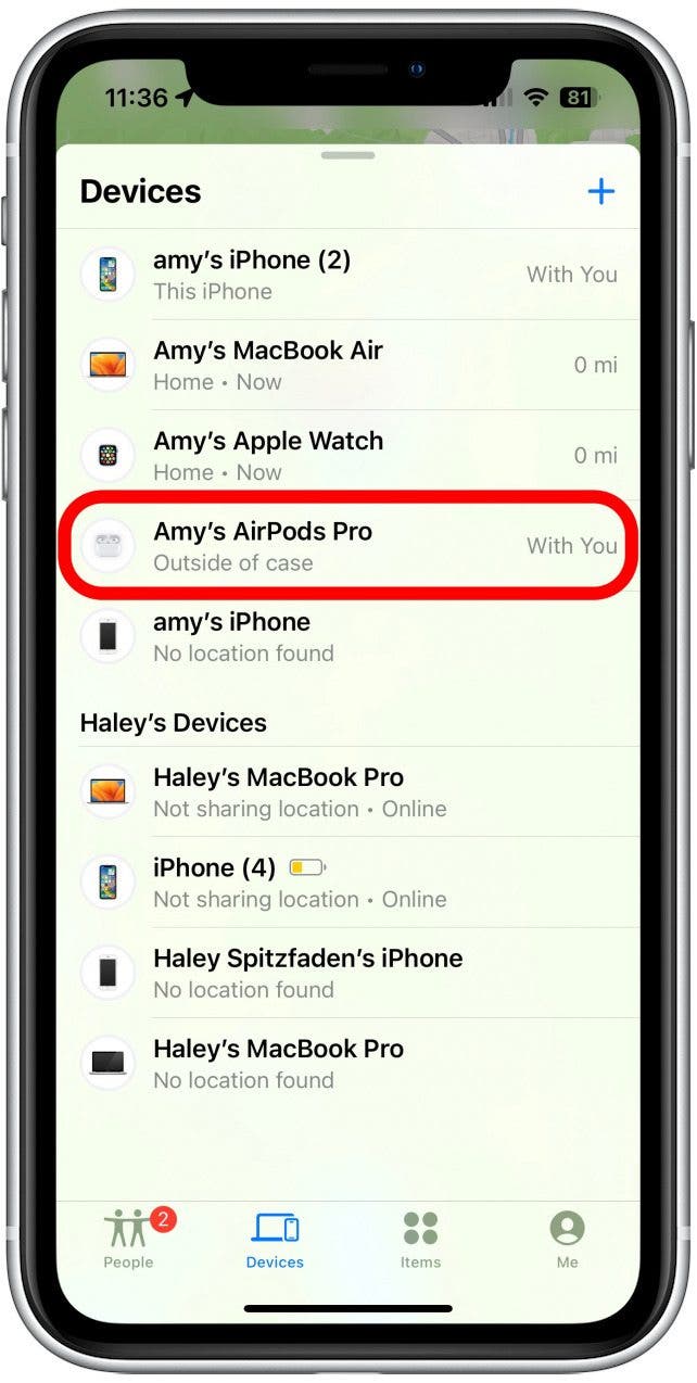 Airpods find shop my buds