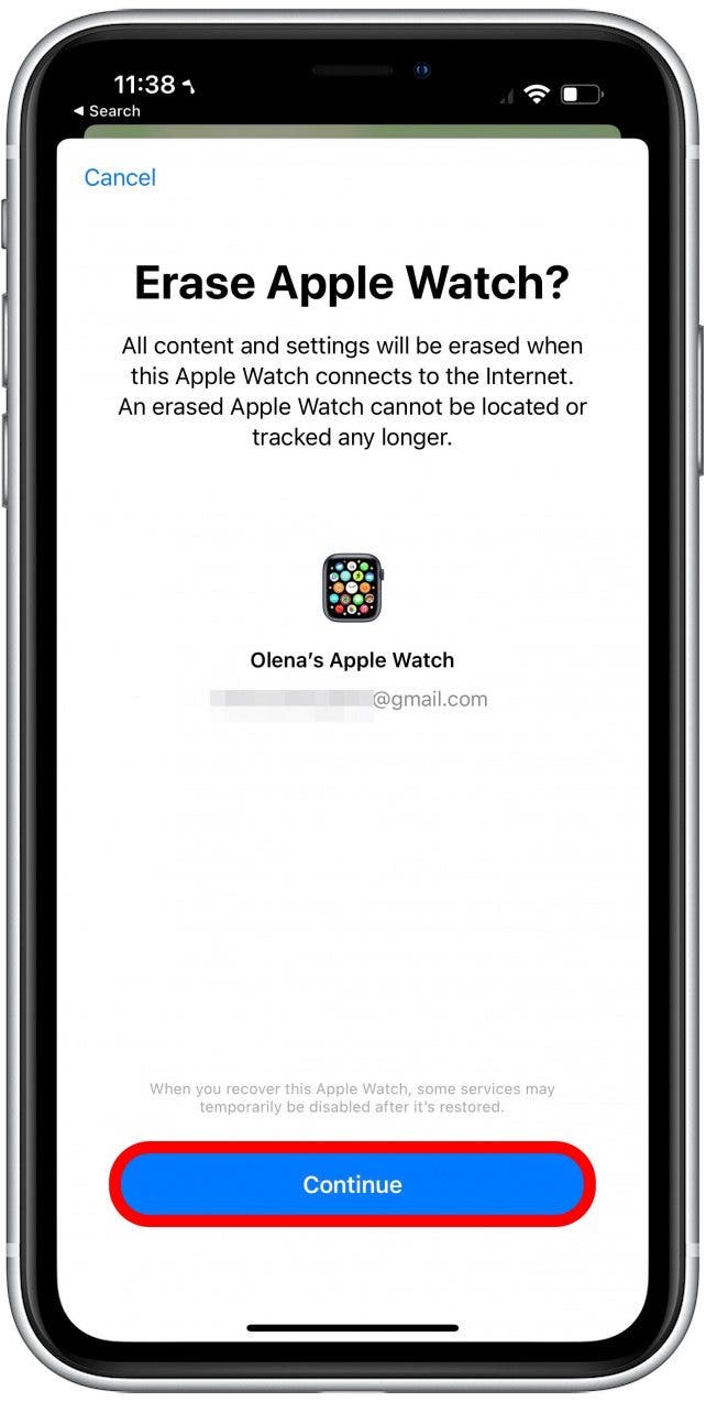 How to unpair apple hotsell watch from apple id