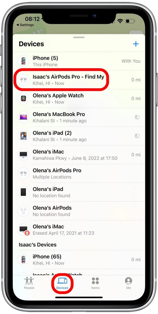 How to find store my fake airpods