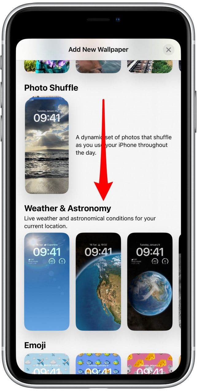 If you keep scrolling down, you’ll see more preset options under each main theme. 